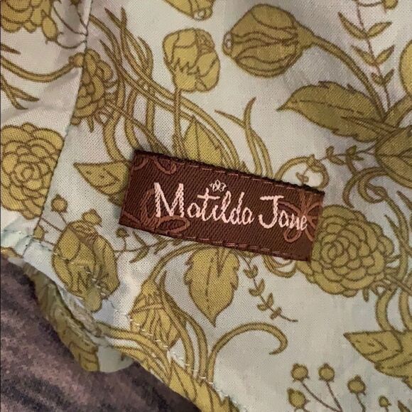 Matilda Jane green floral rayon blouse - Picture 7 of 8